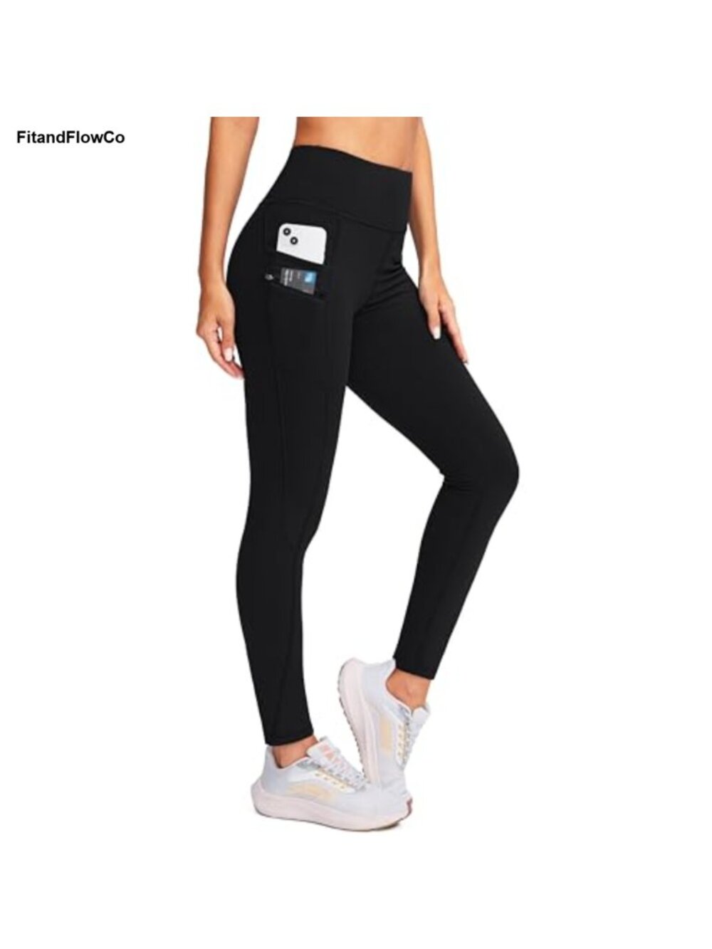 Fleece Lined Thermal Leggings High Rise Tummy Control Winter Pants